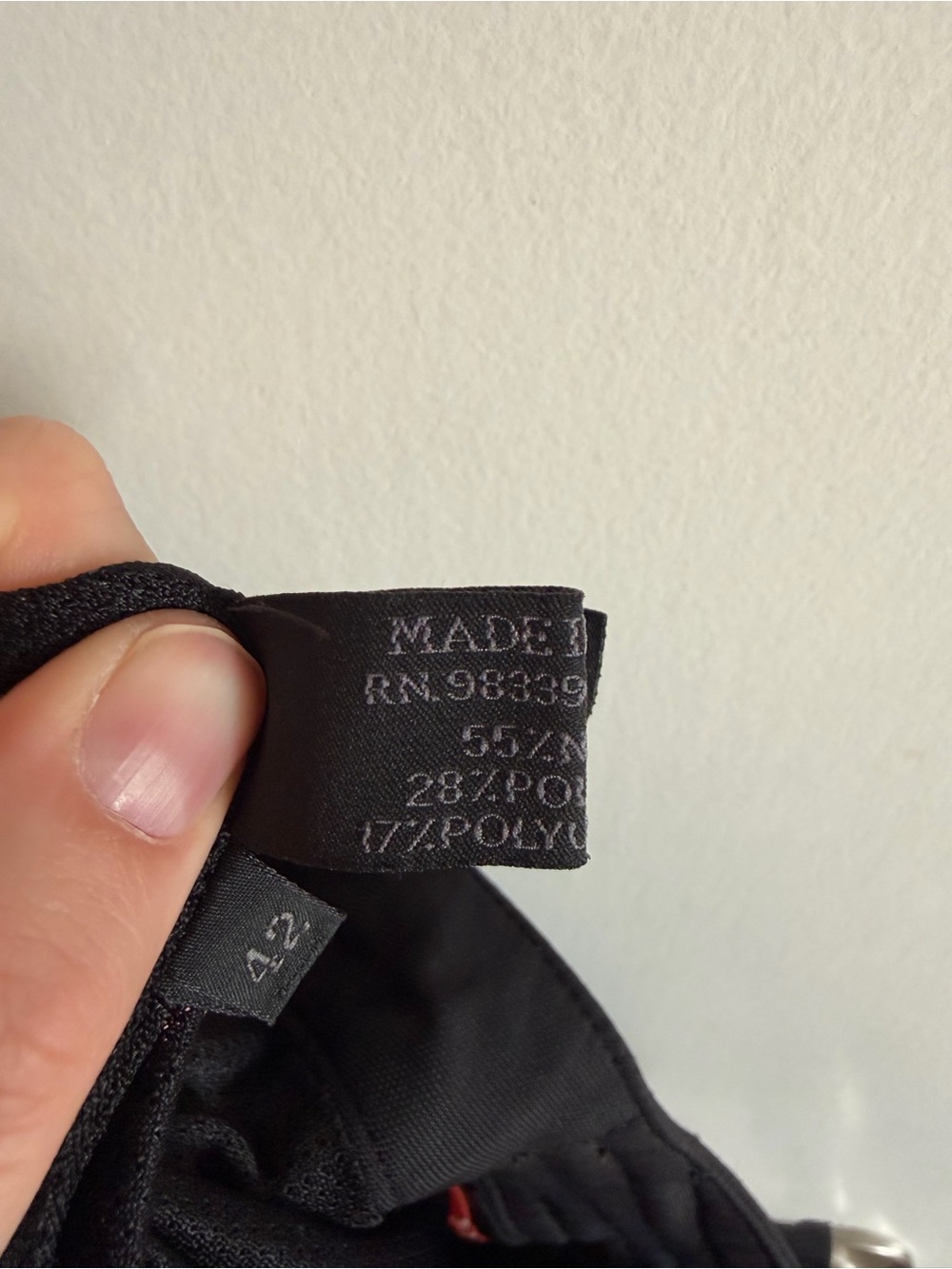 Prada Vintage Italian Designer Black Sport Capri Pants Knee Pads size IT 42 - Picture 7 of 10